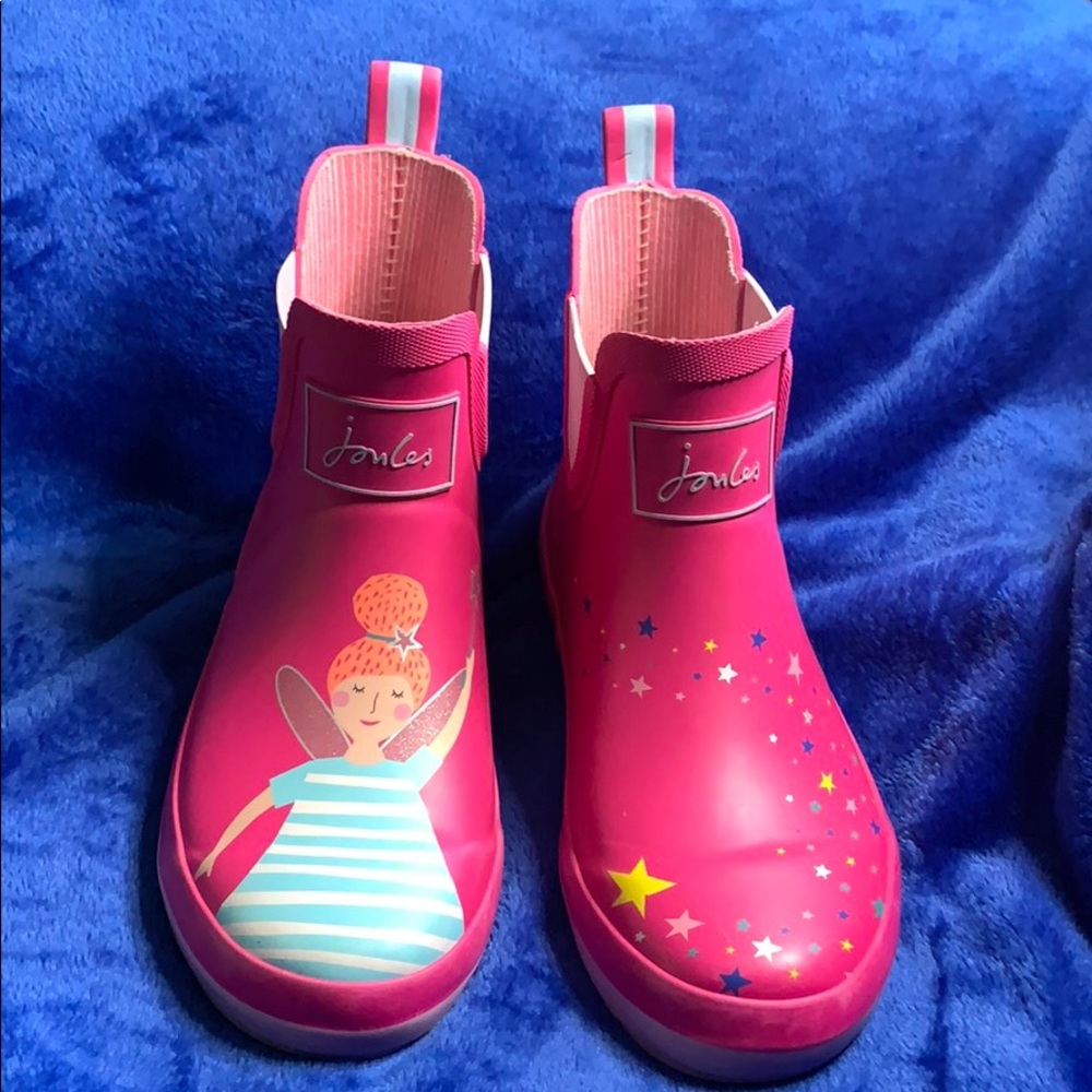 Joules girl short rain boots